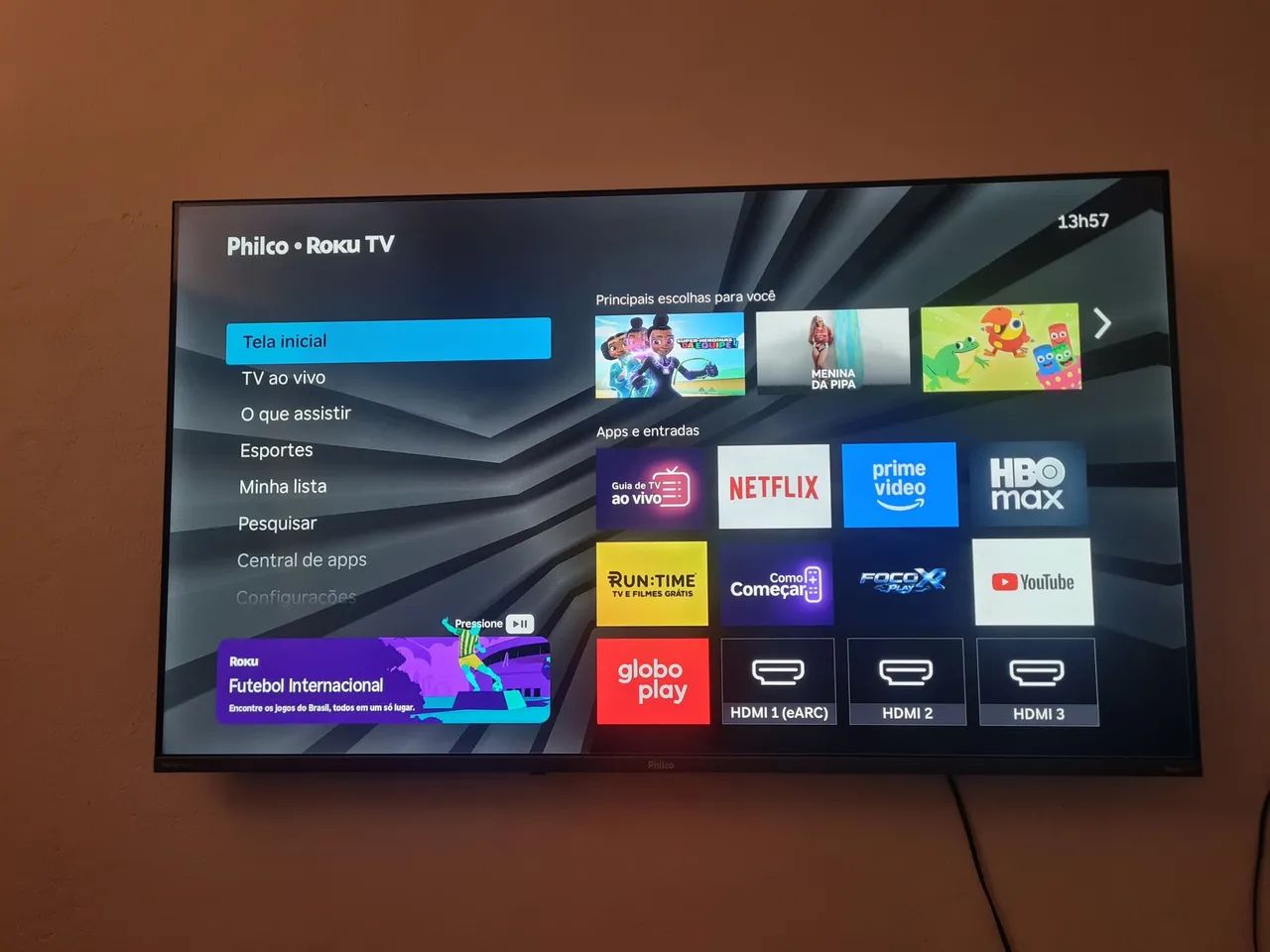 TV 50 polegadas. 