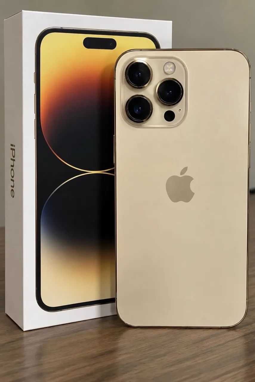 iPhone 14 Pro Max 256gb Dourado Aceito Proposta 