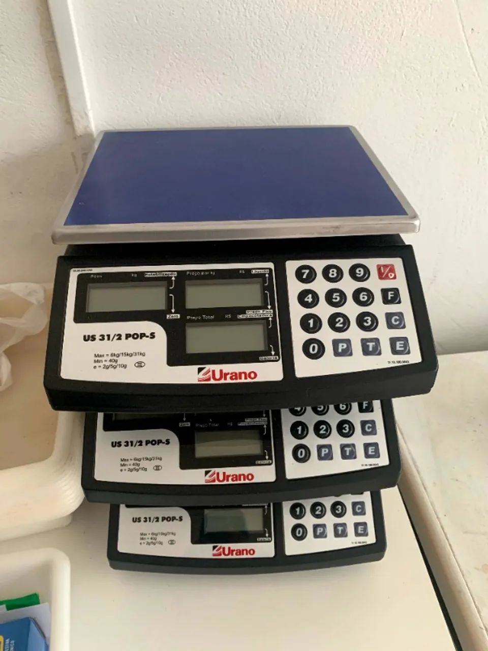 Lote de balanças comerciais digitais Urano - Foto 2