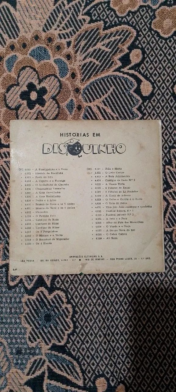 Compacto Disquinho - O Macaco e a Velha - Foto 2