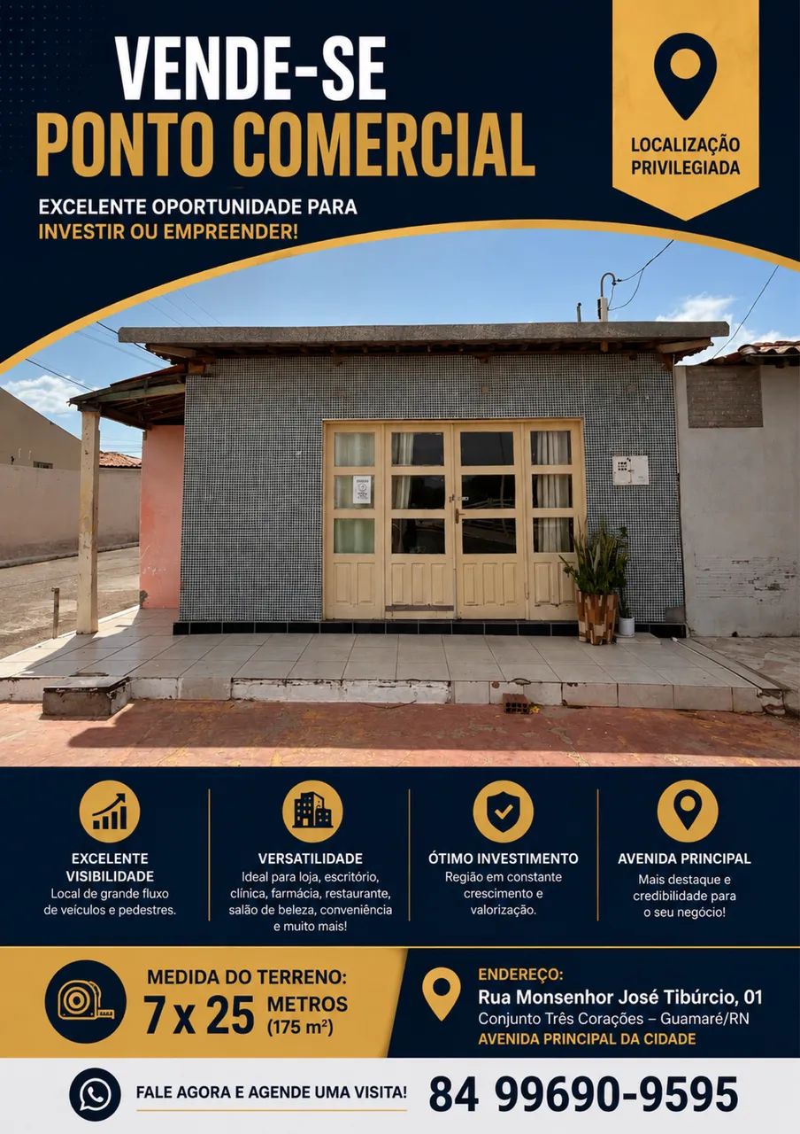 VENDO PONTO COMERCIAL - AVENIDA PRINCIPAL DE GUAMARÉ/RN - Foto 5