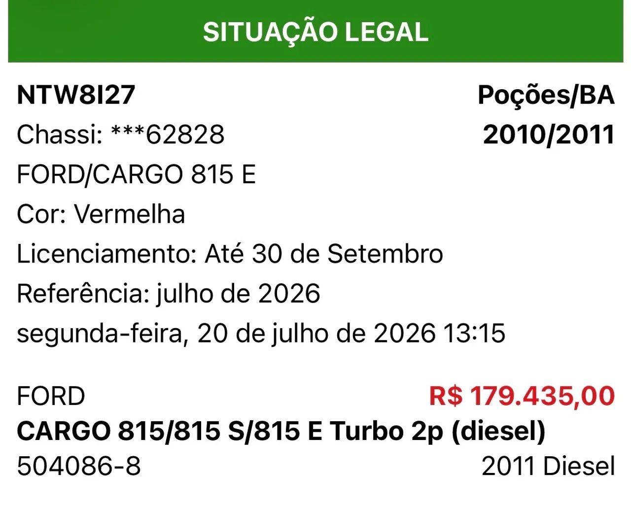 Ford Cargo 815e - Foto 5