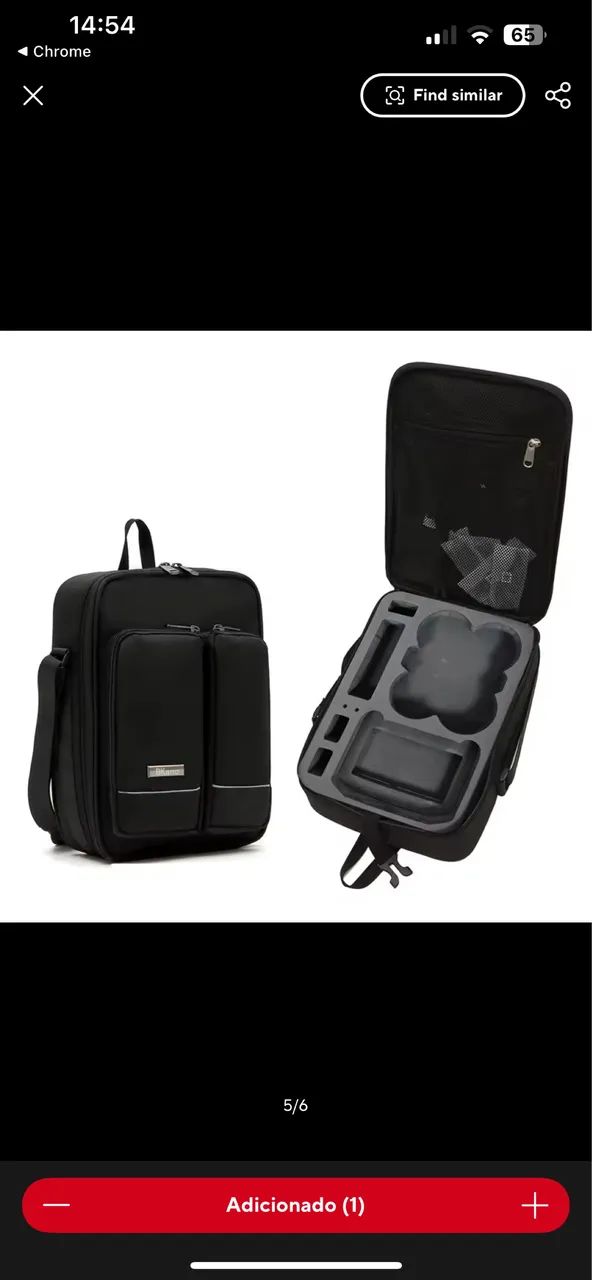 Bolsa case para drone DJI NEO - nova no plástico