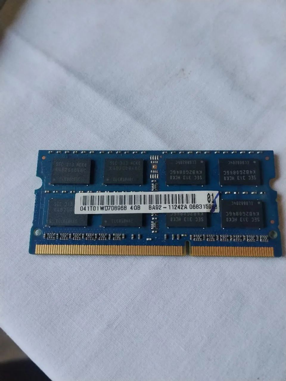 Memória ram 4gb notebook 