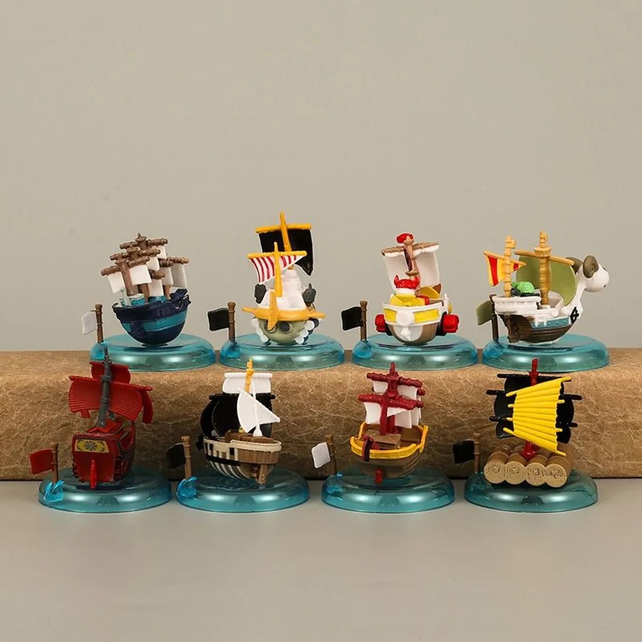 Barco Barcos Navios Jangada dos Piratas One Piece Miniatura 7,5cm - Foto 2