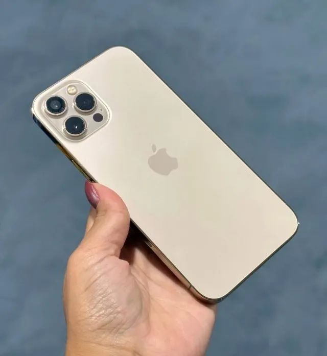 iPhone 12 Pro Max gold perfeito - Celulares e Smartphones