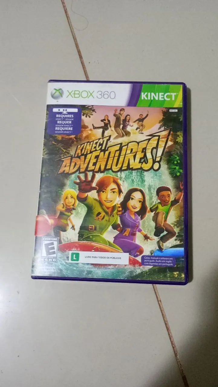 Kinect Adventures de Xbox 360 com manual em perfeito estado - Foto 3