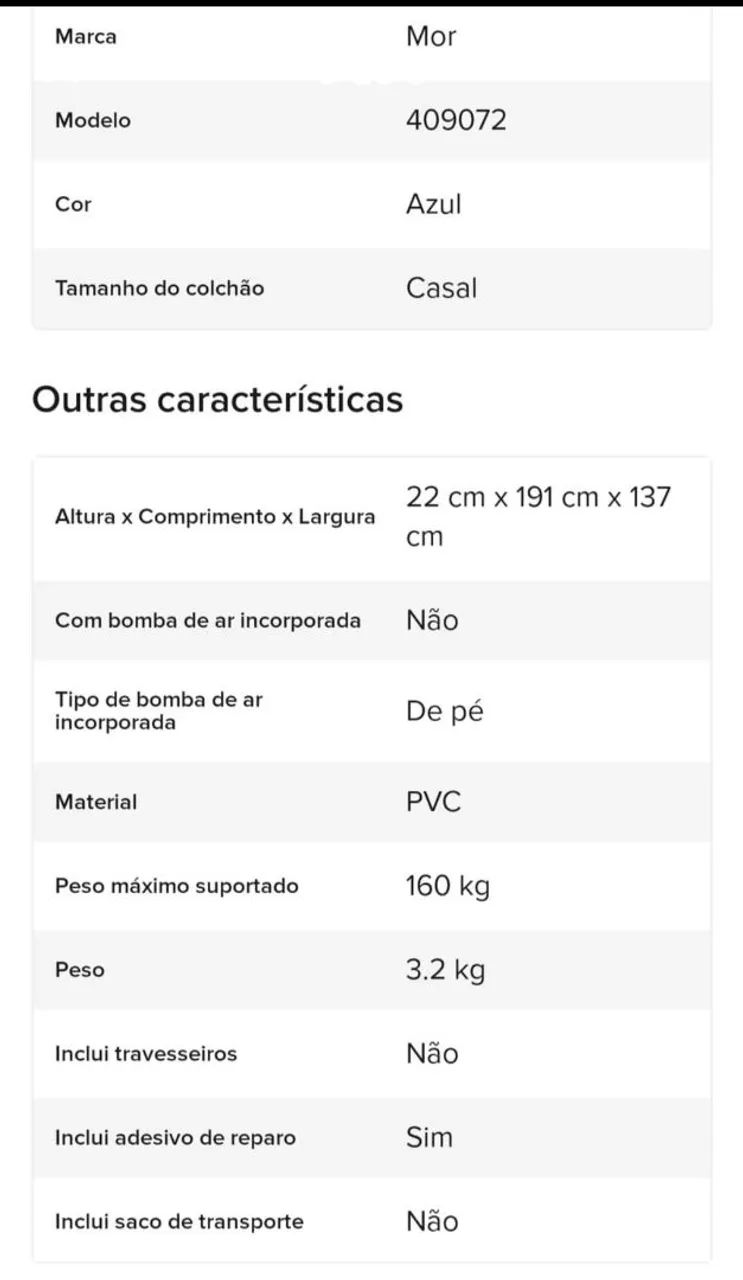 Colchão Inflável Casal  - Foto 4