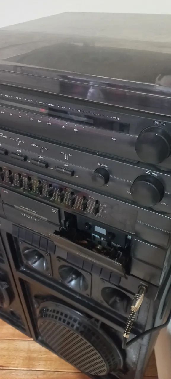 Aparelho de som 3 em 1 - toca discos. - Foto 4