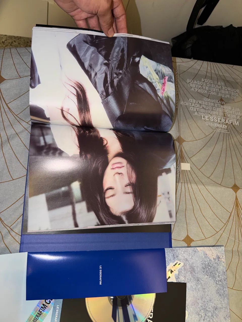 LE SSERAFIM CRAZY Vol. 2 Azul Original Weverse - Foto 4