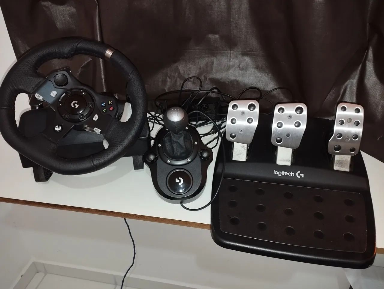 Volante logitech G920 + câmbio + CockPit - Foto 2