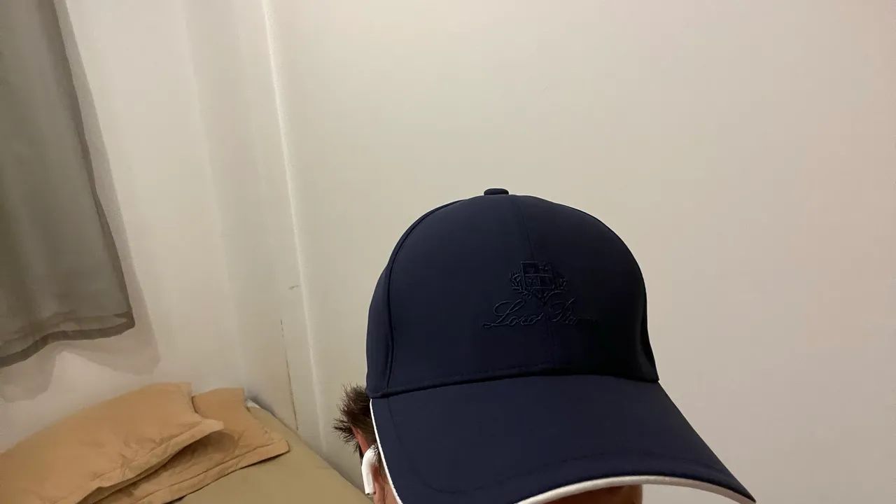 Boné Loro Piana Azul - Foto 4