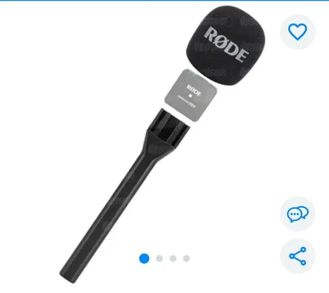 Suporte De Mão Rode Interview Go Para Microfone Wireless Go