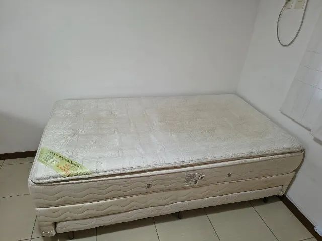 Box com cama auxiliar solteirão com colchão de mola - Foto 2