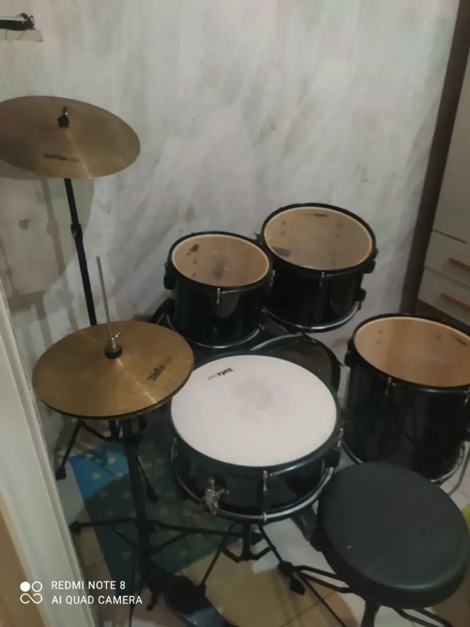 Bateria profyre completa semi-nova. - Foto 2