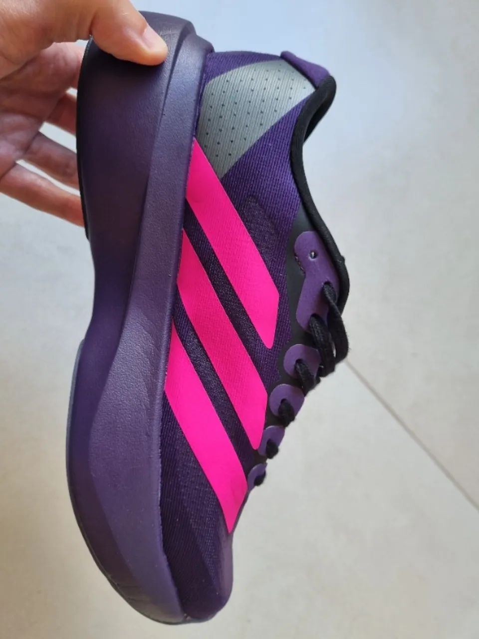 Adidas Evo SL Roxo / Rosa BR 38 - Foto 3