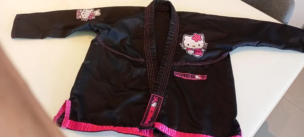 Kimono Infantil Personalizado Hello Kitty  - Foto 2