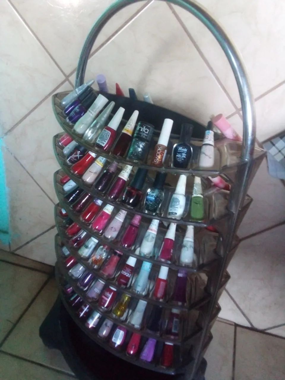Carrinho para esmaltes completo grande - Foto 2