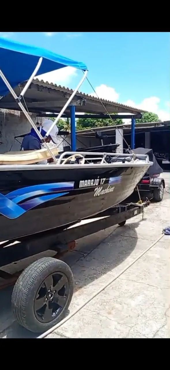 Lancha marajó 17 pes 60hp - Foto 4