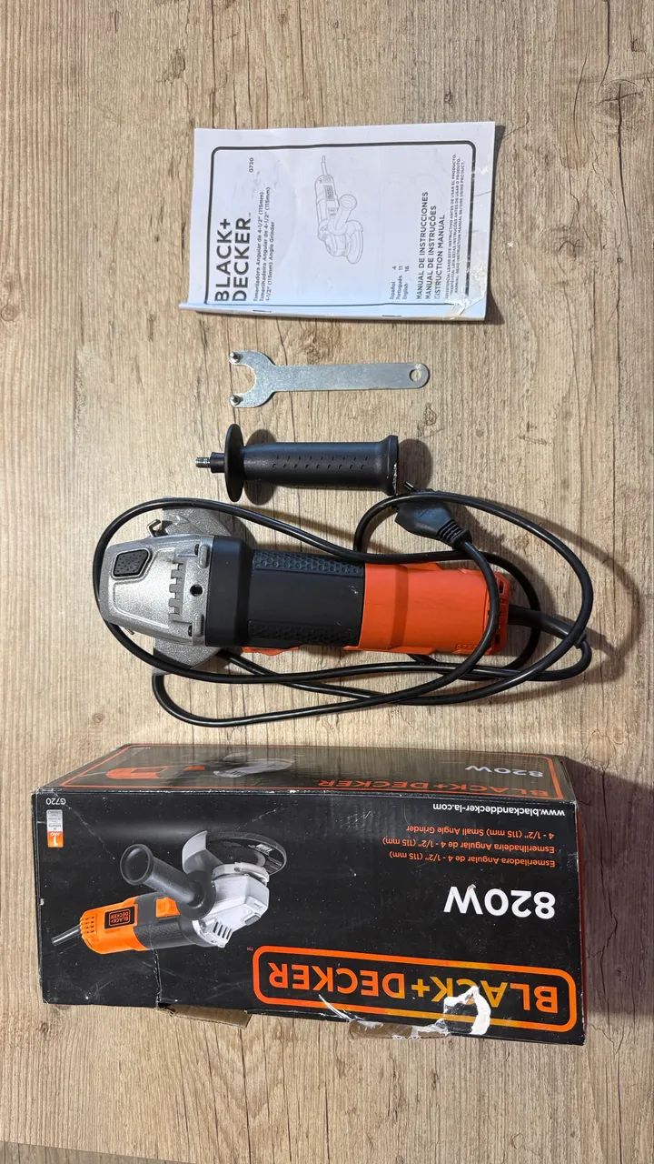 Esmerilhadeira angular Black and Decker
