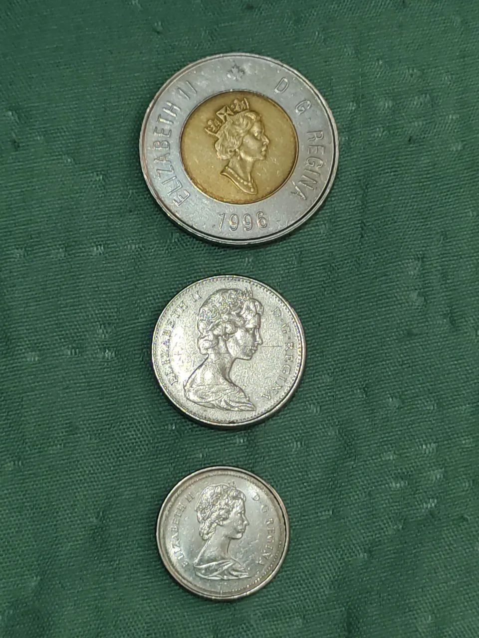Moedas antigas do Canadá - Antiguidades - Jaçanã, São Paulo