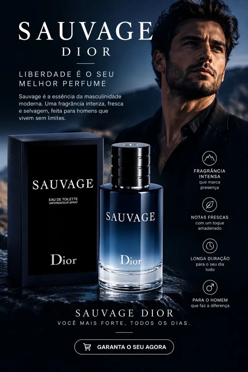 Perfume Sauvage Eau de Toilette Dior 100ml - Foto 2