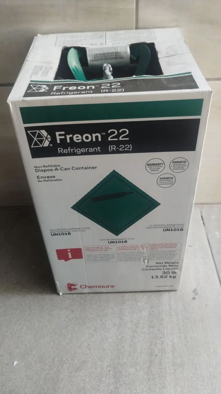 Gás Refrigerante R22