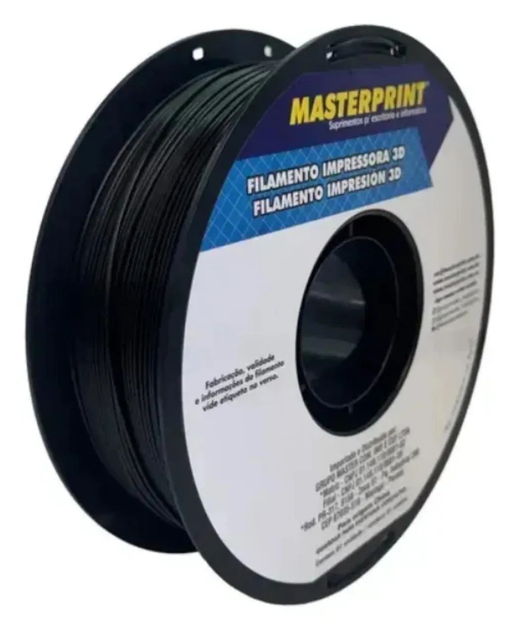 Filamento PETG PRETO MASTERPRINT 