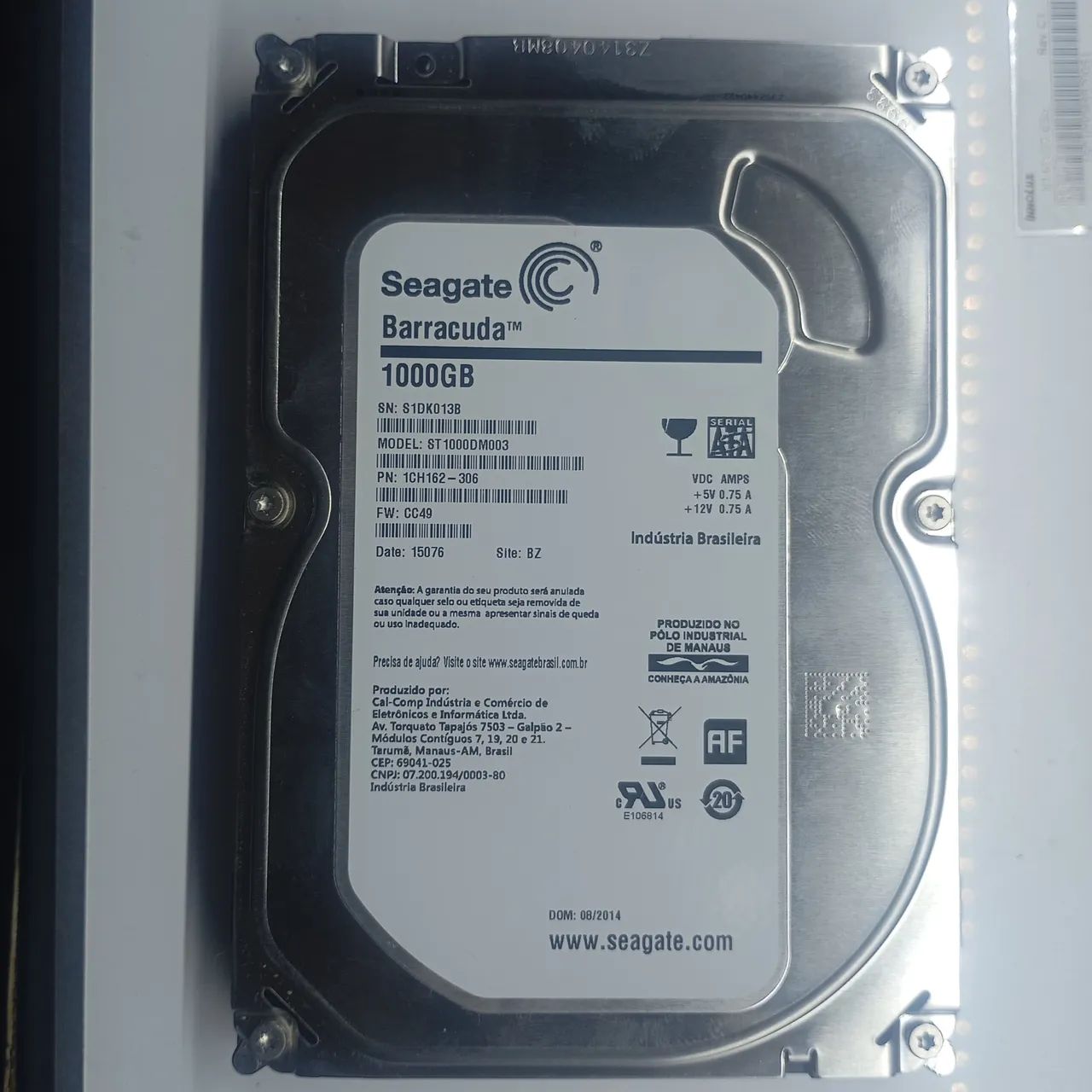 Hd de  1 tera wd, seagate, Samsung 