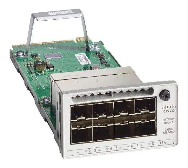 Switch Cisco C9300-24p + Módulo 8x10g C9300-nm-8x - Foto 2