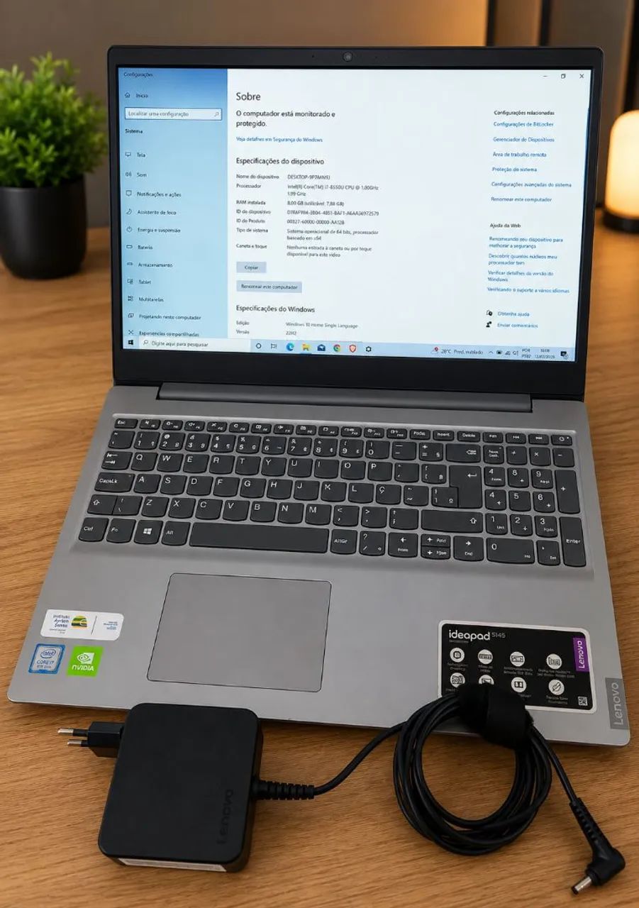 Notebook i7 8° Geração. / SSD NVME 256GB / DDR 4 8GB - Notebooks