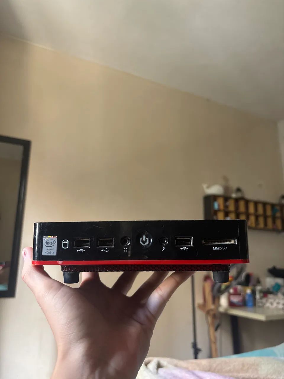 Mini desktop red Multilaser 