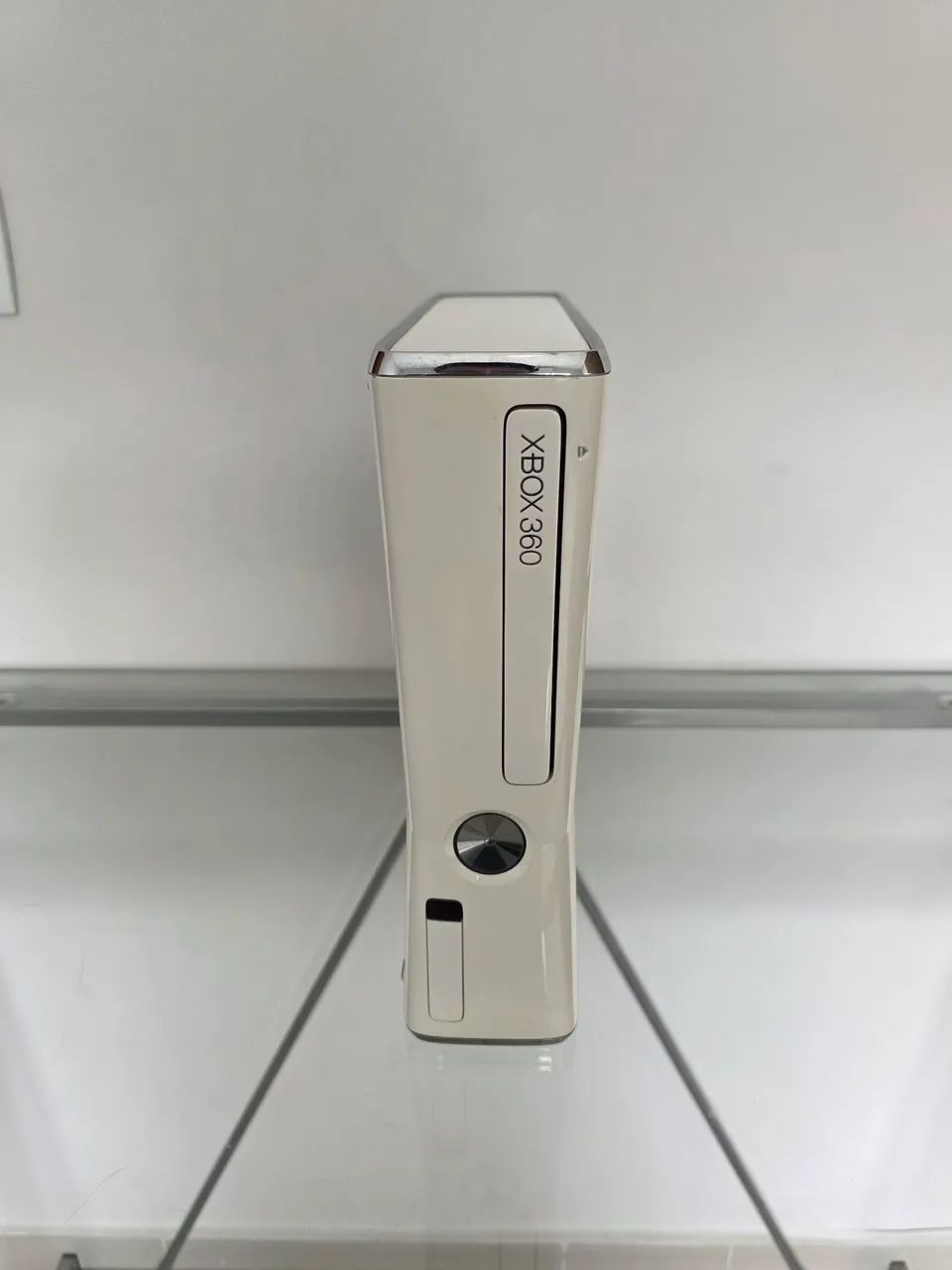 Xbox 360 slim branco ceramic - Foto 2