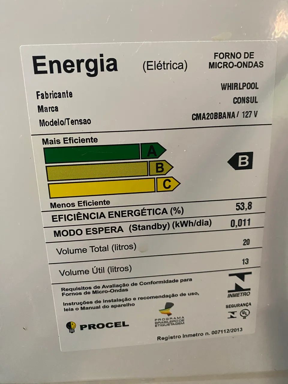 MICROONDAS 20L - PERFEITO ESTADO. - Foto 2