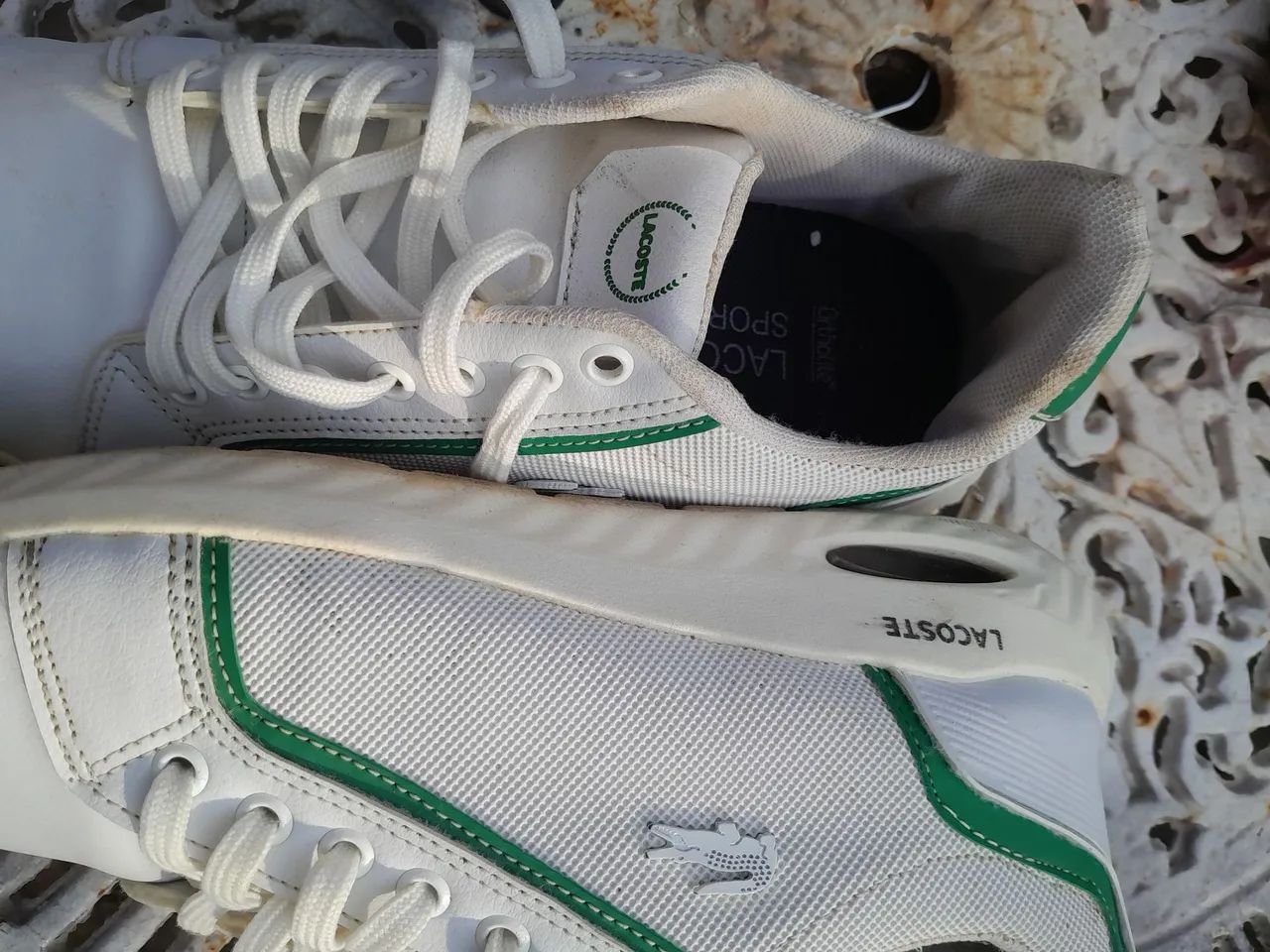 Tênis Branco Lacoste n°42 - Foto 5