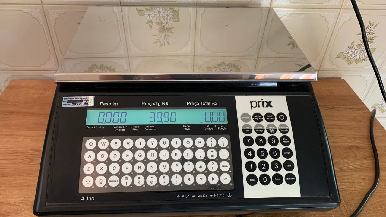 Balança Comercial Digital Toledo Prix 4 Uno até 32kg 