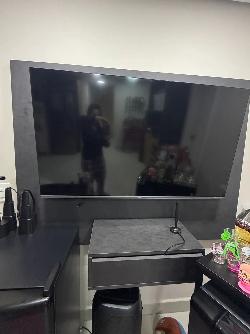 Painel de televisão com gaveta em MDF - Foto 2