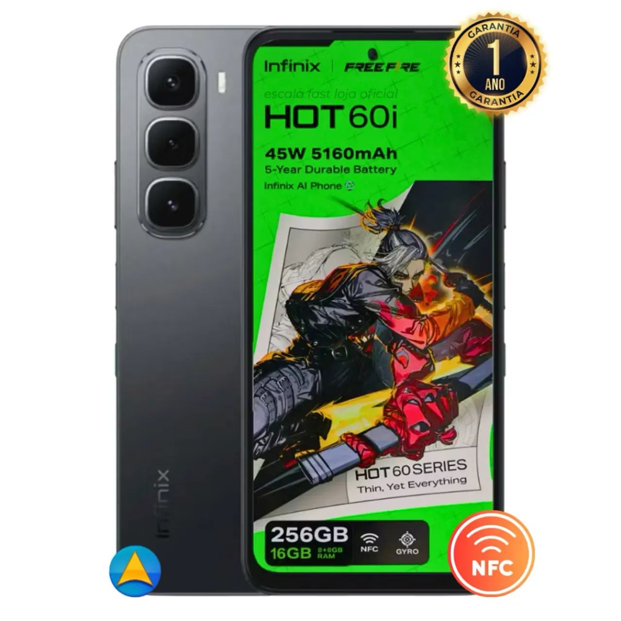 Infinix HOT 60i 256GB LACRADO - Foto 2