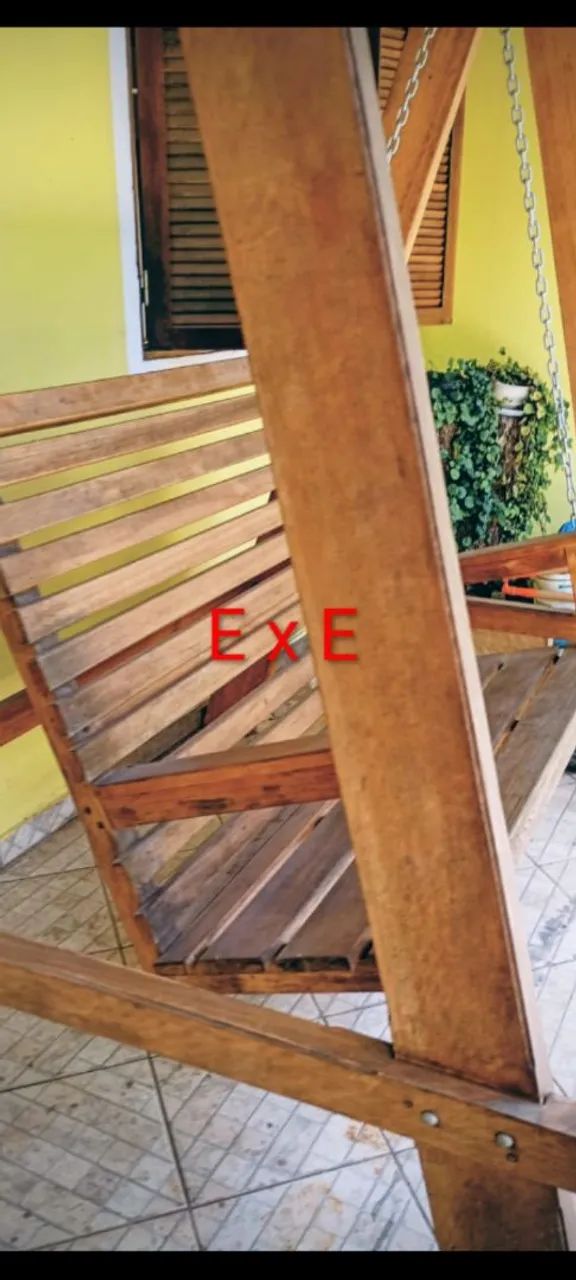 Balanço de madeira  - Foto 3