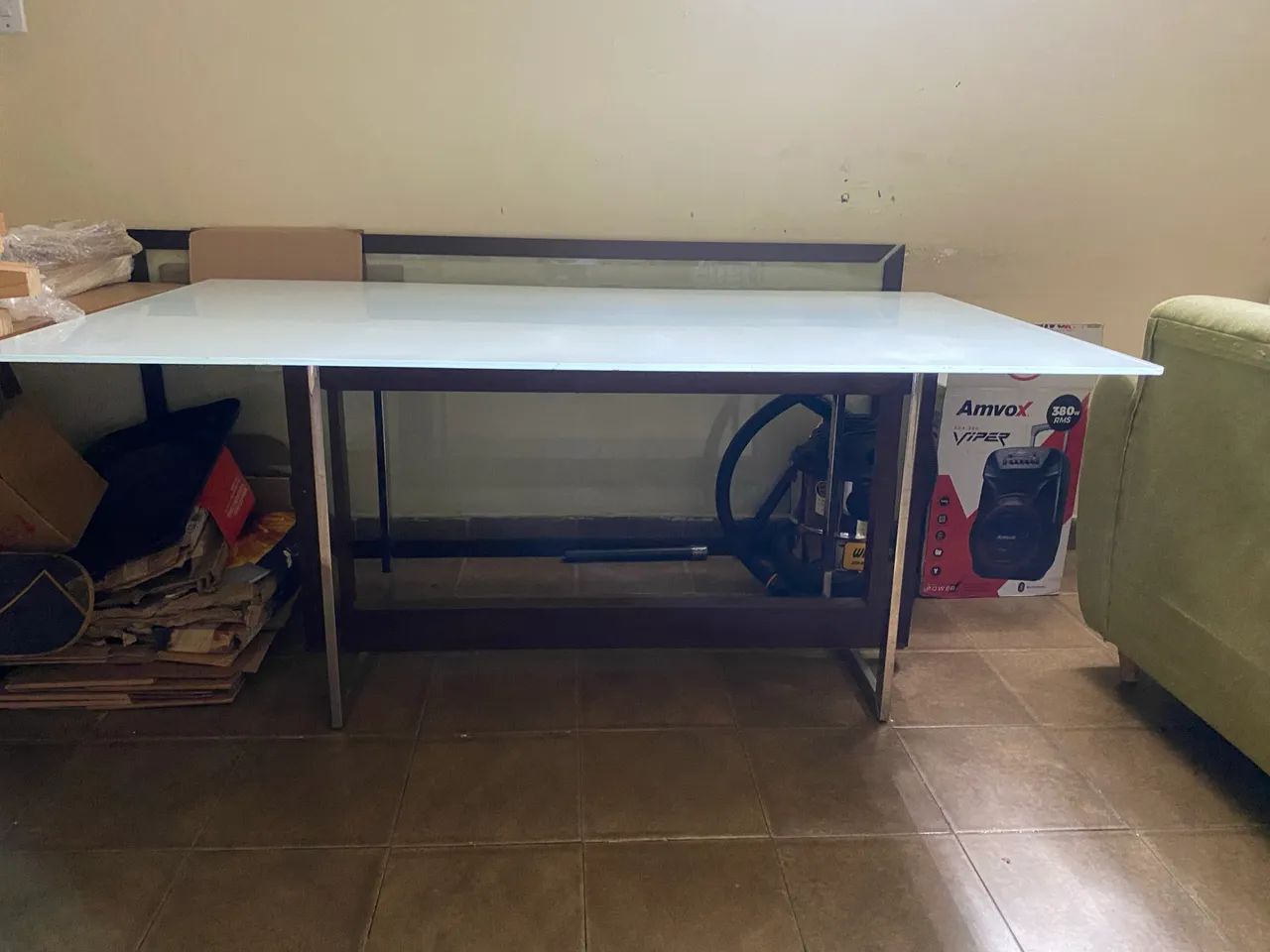 Mesa de vidro grande  - Foto 3