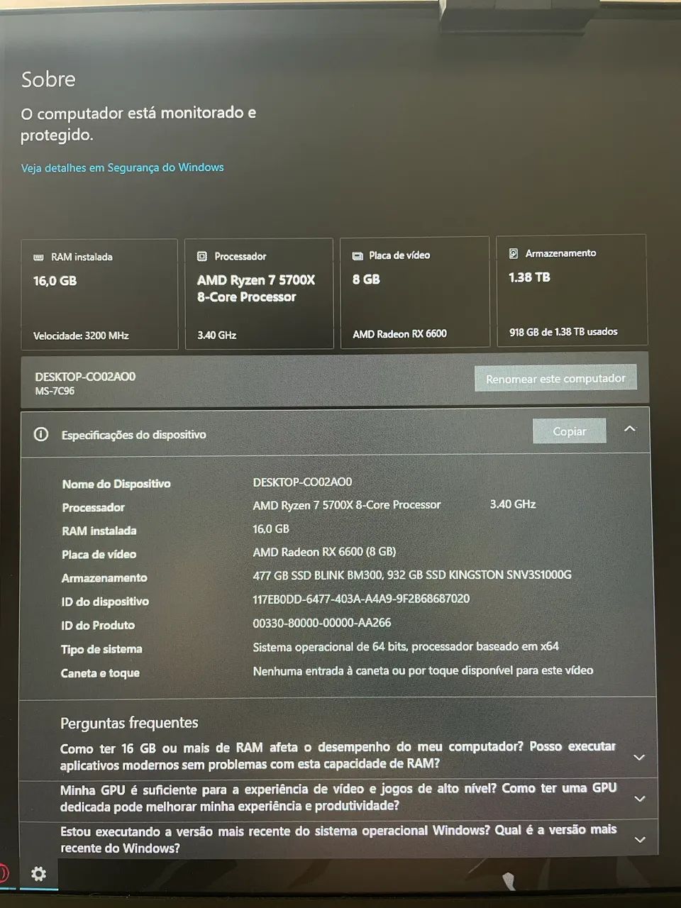 Pc gamer pra vender rápido - Foto 2