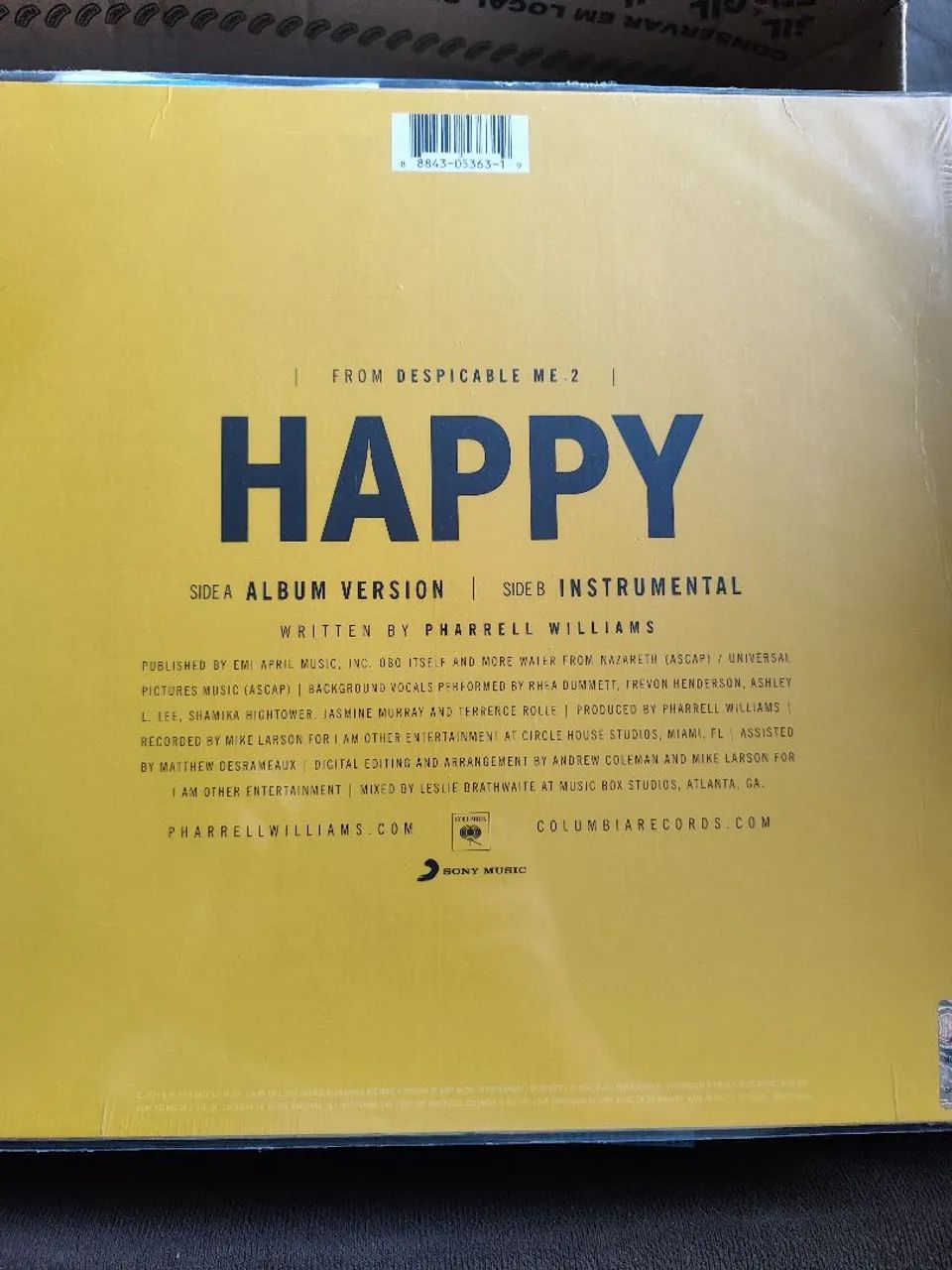 LP Pharrell Williams - Happy - Lacrado - vocal e instrumental