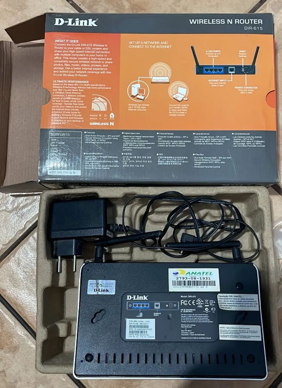 Roteador Wireless N 300mbps D-link Dir-615 (Usado) - Foto 2