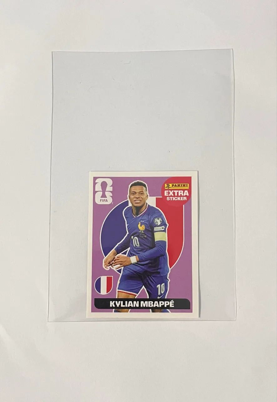 Figurinha Panini Copa do Mundo 2026 - Kylian Mbappé Legend Lilás Rara - Foto 2