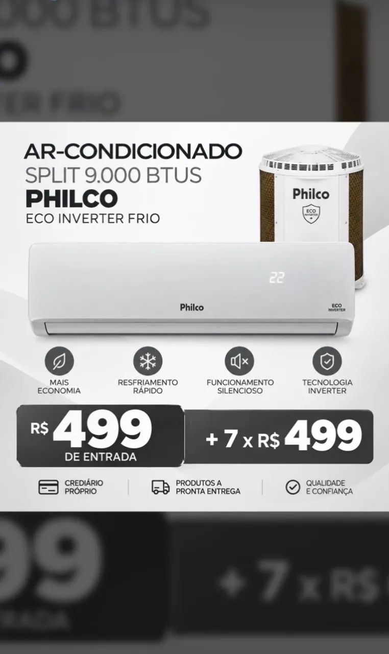 Ar-condicionado na promissória 