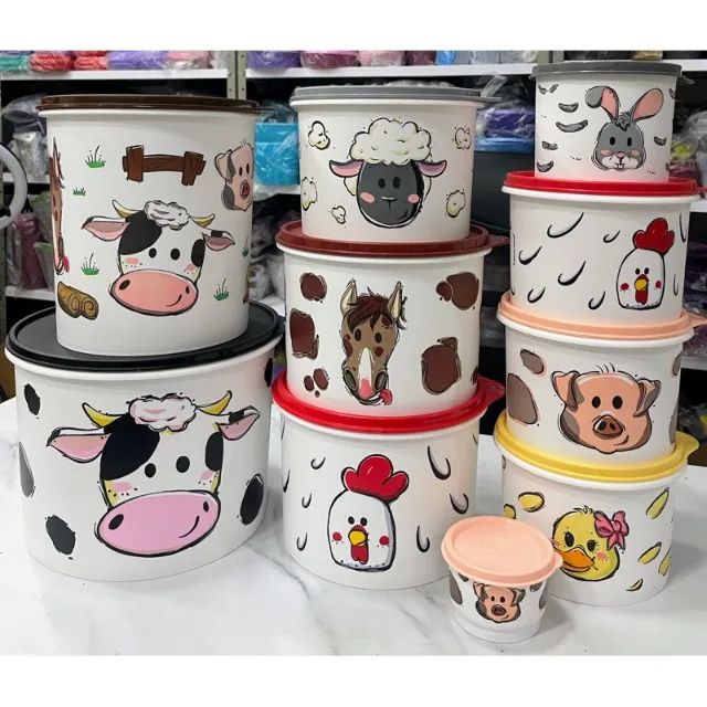 Tupperware  7 peças 