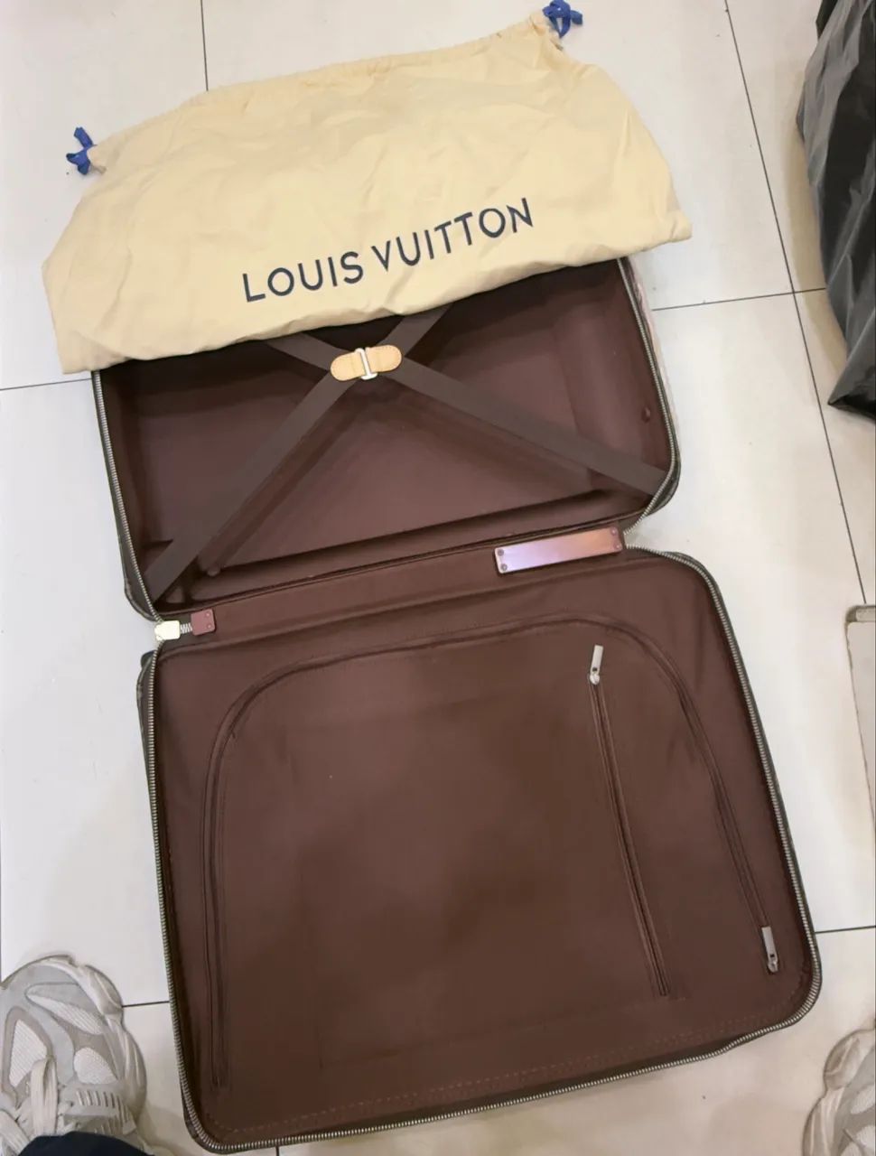 Mala de bordo Louis Vuitton em couro nova  - Foto 4