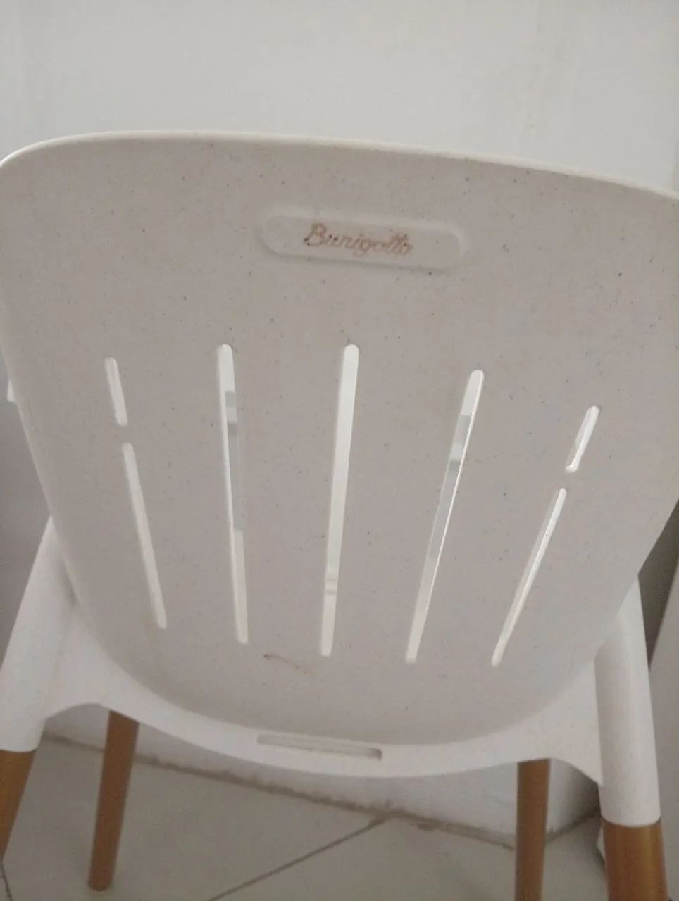 Cadeira de alimentação Burigotto com cinto - Foto 4
