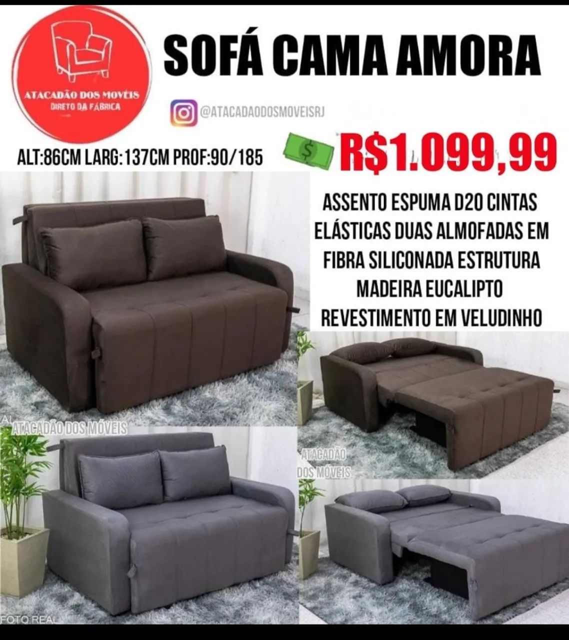 Sofá Cama Amora