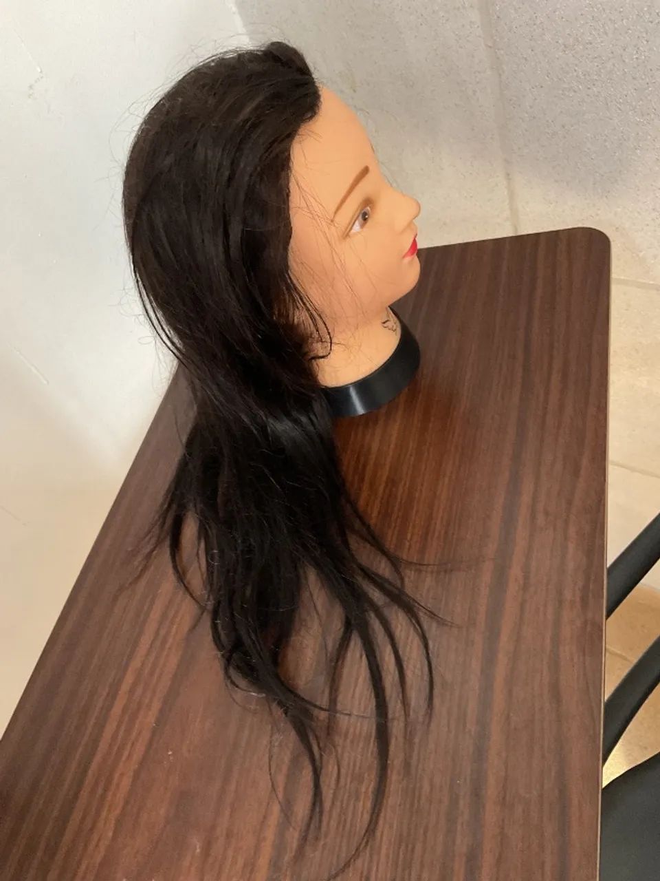 Cabeça de Boneca para treino Corte e Penteado - Cabelo misto - Foto 3